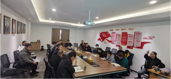 金箔机电召开销售分析会议及产品知识培训