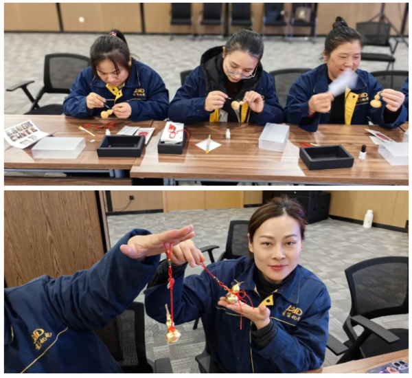 绽芳华 致不凡——金箔机电女职工共赴贴金艺术之约