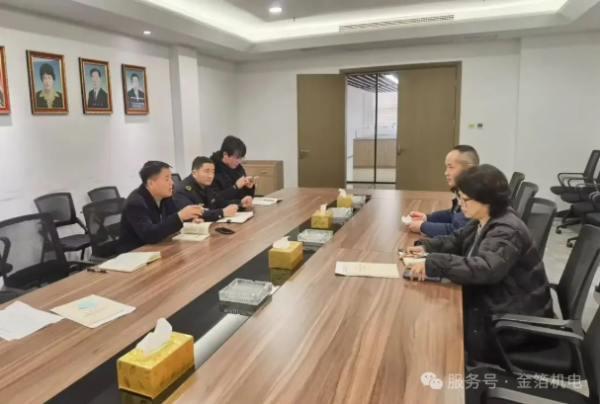 党建指导进企业  赋能发展提质效——芜湖经开区党建指导组走进金箔机电指导工作